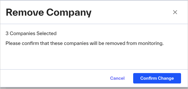 remove company confirmation